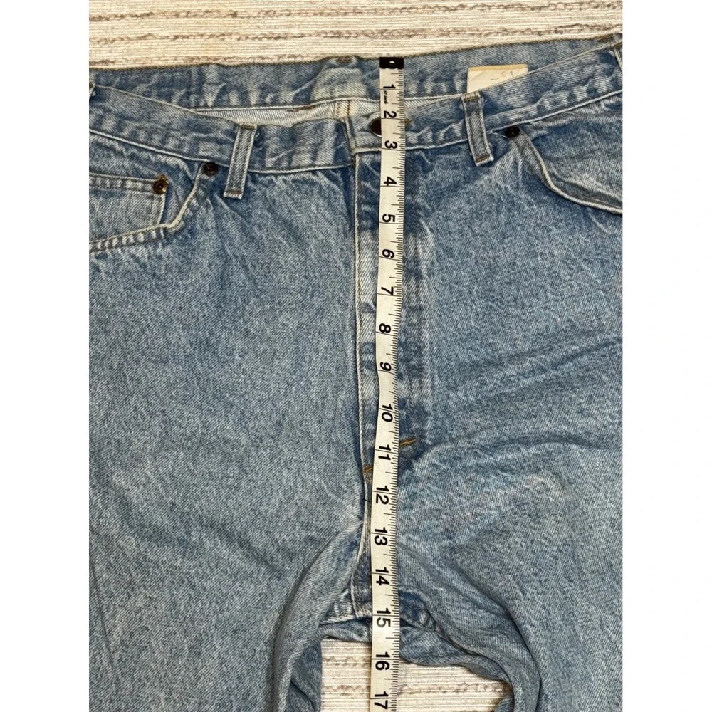 Vintage Sonoma Mens Jeans 38x32 Made in USA Light Wash Straight Leg Denim